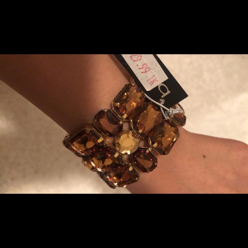 Bebe Gold Elastic Bracelet